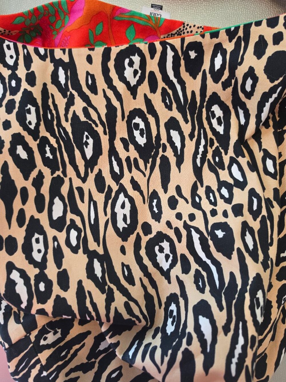 cabi Reversible Tote Bag — Jungle Leopard Print | Wild Side - Picture 11 of 14